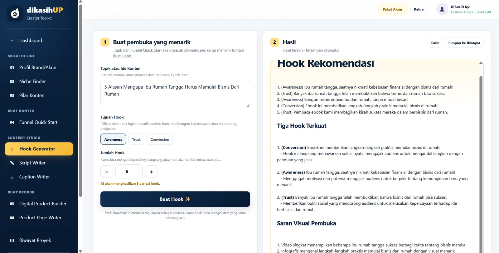 Hook Generator
